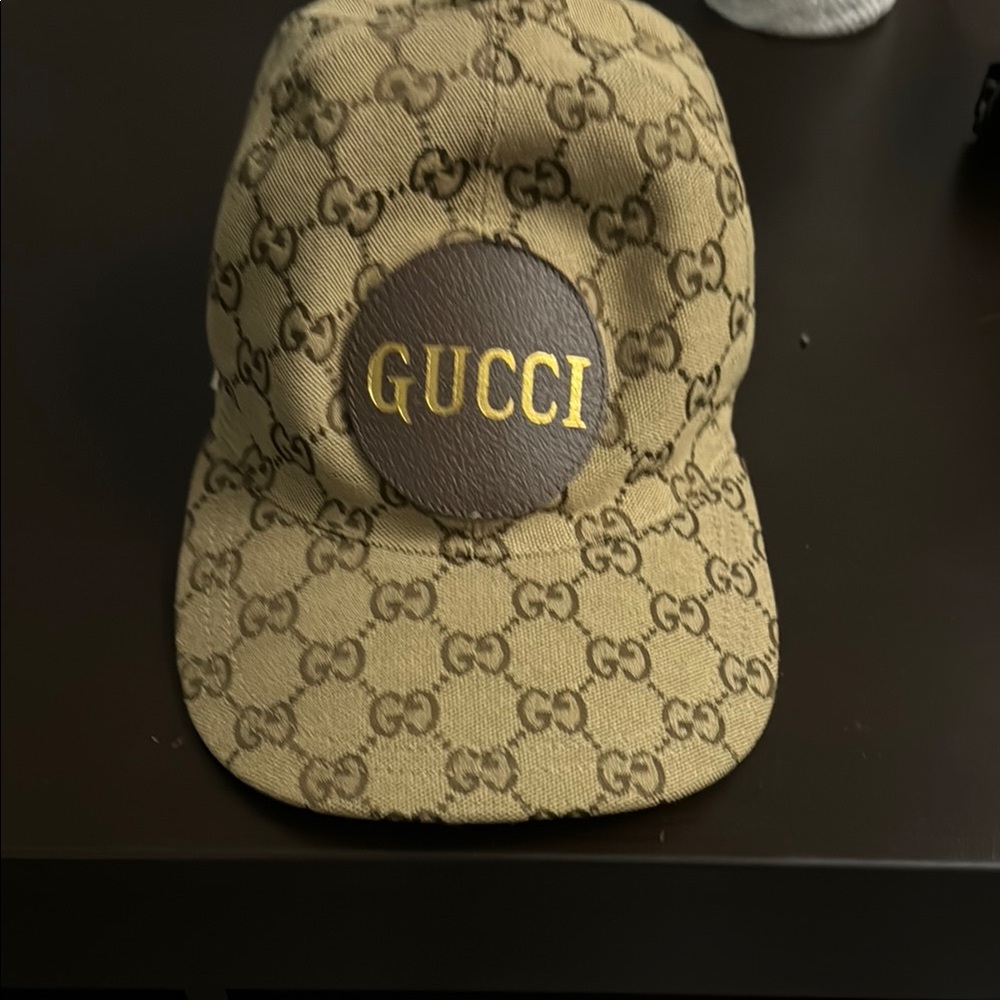 Gucci Brown Monogram Cap